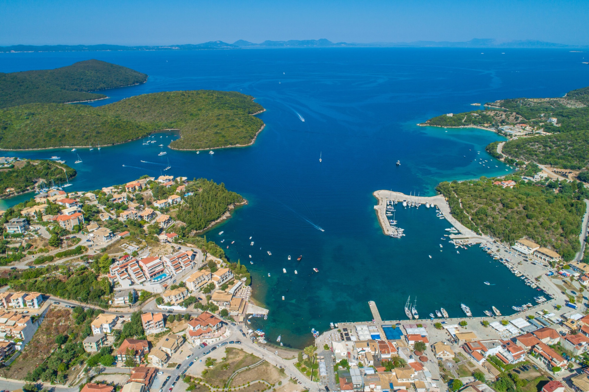 Sivota Marina aerial